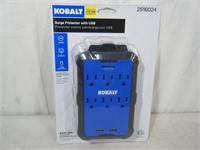 Brand new Kobalt 6-outlet 2~USB surge protector