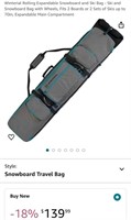 Snowboard and Ski Bag (Open Box)
