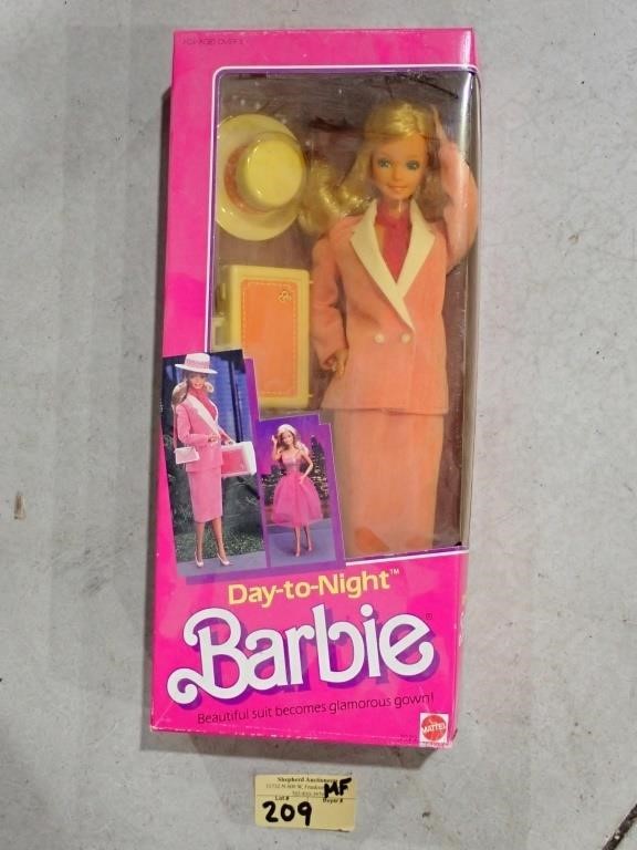 1984 Day-To-Night Barbie - Mattel No. 7929 -In Box