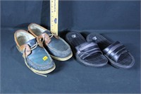 MENS DECK SHOES, SLIPPERS - SIZE 8.5