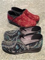 Two Pairs Dankso Tapestry Style Ladies Shoes