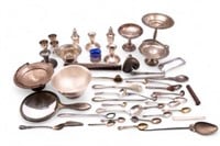 Lot of Assorted Silver & Silverplated Items.