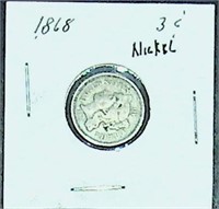 1868 3-Cent Piece