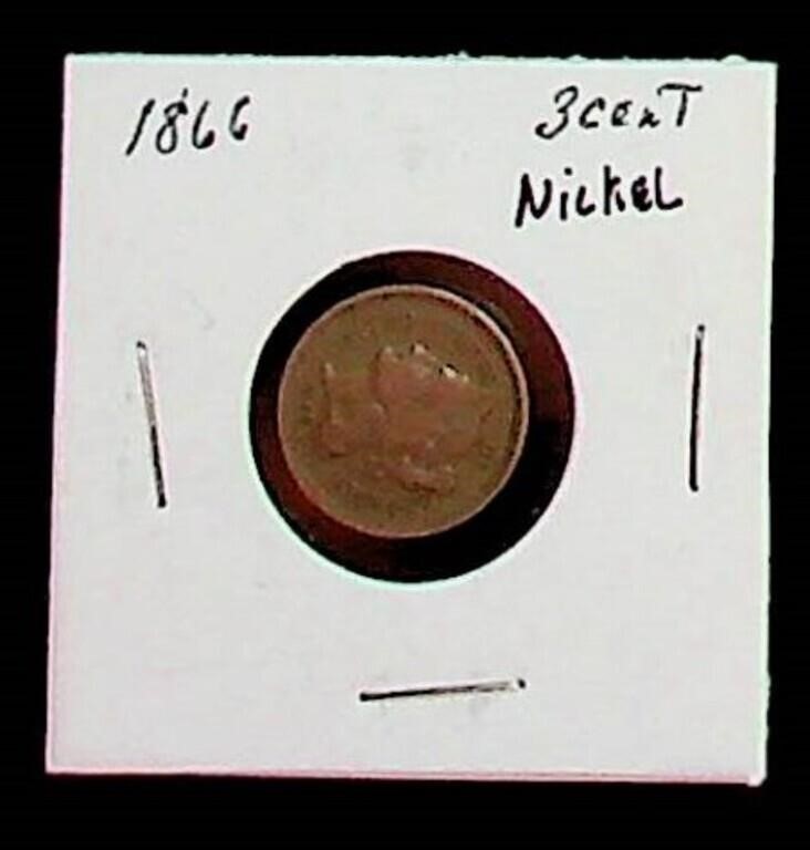 1866 3-Cent Piece