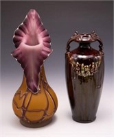 Lot of 2 Vases - E. Zareh, Peters & Reed.