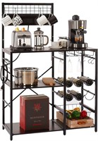 Lovitgo Bakers Rack with Outlet  Expresso