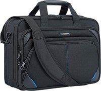 KROSER Laptop Bag 17.3 Inch Briefcase Blackblue
