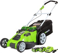Greenworks 40V 20 Lawn Mower with Battery