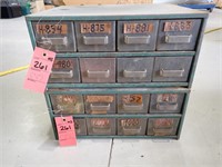 Eveready Auto Lamp Cabinets with Misc Contents