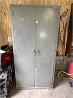 Metal Cabinet. 2 Doors. Full of Product