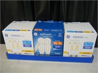 12 count new classic style Dimmable LED Lightbulbs
