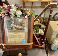 Amazing grace framed and harp planter