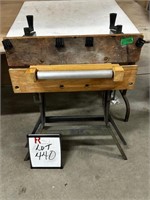 Workmate Table With Roller Bar