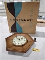 Westclox Nocord Electric Clock with Box