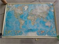 1983 National Geographic Society World Map
