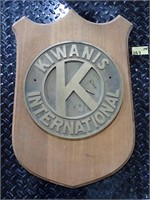 Kiwanas International Wooden Plaque