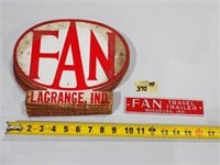 FAN Plastic/Metal Trailer Emblems