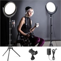 10 Ring Light with Stand, 2800 Lumens, 1-Pack
