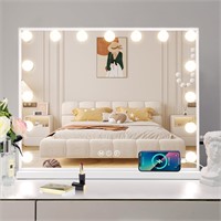 $150  Leishe Vanity Mirror with 15 Bulbs