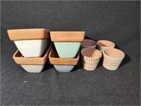 Terracotta Flower Pots (8)