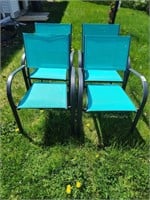 Blue Patio Chairs