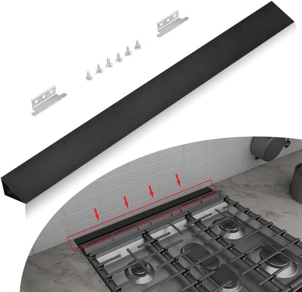 Black Slide-in Range Rear Filler Kit, 30 Long