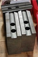 3 pieces Steel Soft Jaws For A Lathe