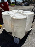 (4) 45 gal. Plastic Barrels