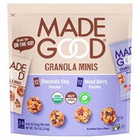MadeGood Granola Minis, 0.85 oz, 24-count