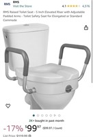 Elevated Toilet Seat (Open Box, New)