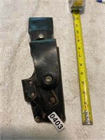 Leather Gun Holser with belt clip