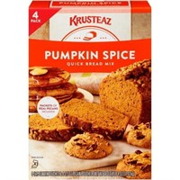 Krusteaz Pumpkin Spice Bread 4-16.5oz Packs