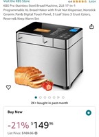 Bread Machine (Open Box, Powers On)