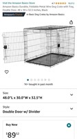 Foldable Dog Crate (Open Box)
