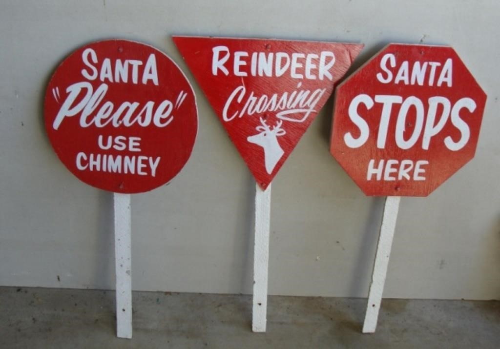 Signs for Santa