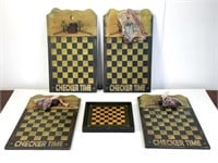 Checker Time- 5 Play Sets