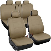 BDK OS-334-CC Charcoal Trim Black Car Seat Covers