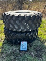 (2) Used Micheline 20.5 R25 Tires