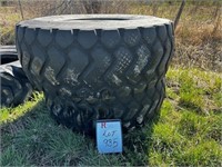 (2) Used Micheline 20.5R25 Tires