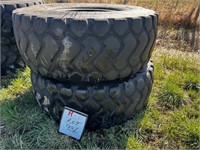 (2) Used Micheline 20.5R25 Tires