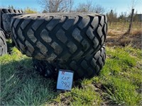 (2) Used Micheline 20.5R25 Tire