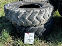 (2) Used Micheline 14.00R24 Tires