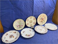 Misc. Floral Patterned China Plates