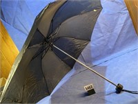 Black Collapsible Umbrella w/Push Button Open
