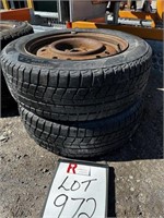 (2) Ice Knight 205/60R16 M & S Tires