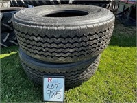(2) Unused Micheline Recap 425/65R22.5 Tires