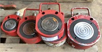 (5) BVA Assorted Hydraulic Cylinders