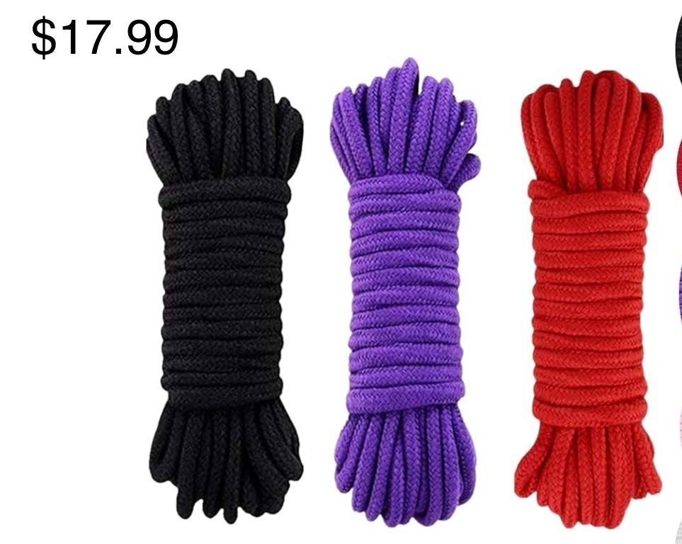Soft Cord Rope Pack of 3] 32 Feet Long for each