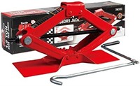 Torin T10152 Big Red Steel Scissor Jack, 1.5 Ton
