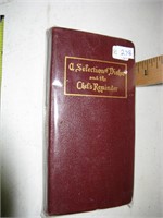 1909 Chefs Reminder Book